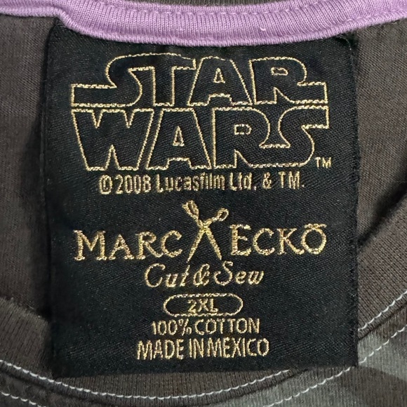 Star Wars Disney Marc Ecko Graphic Artistic Darth Vader Helmet T-Shirt XXL - Picture 4 of 16